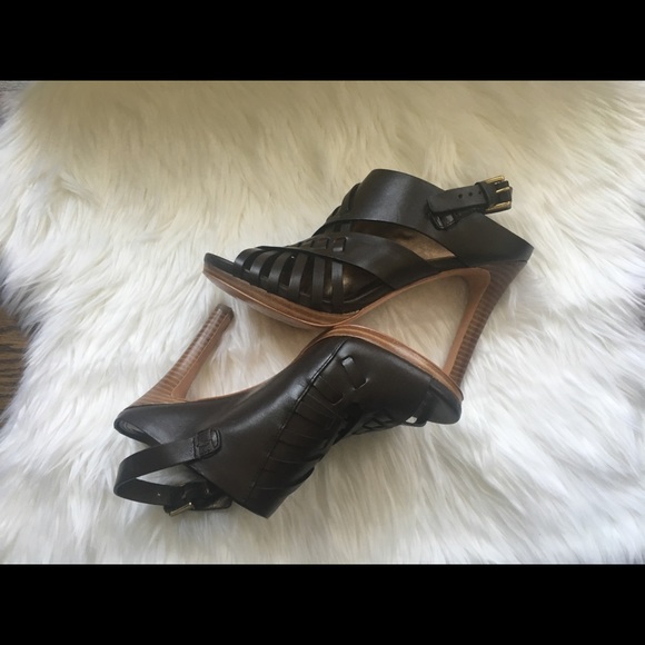 Coach leather heels size 8 M - Picture 4 of 8